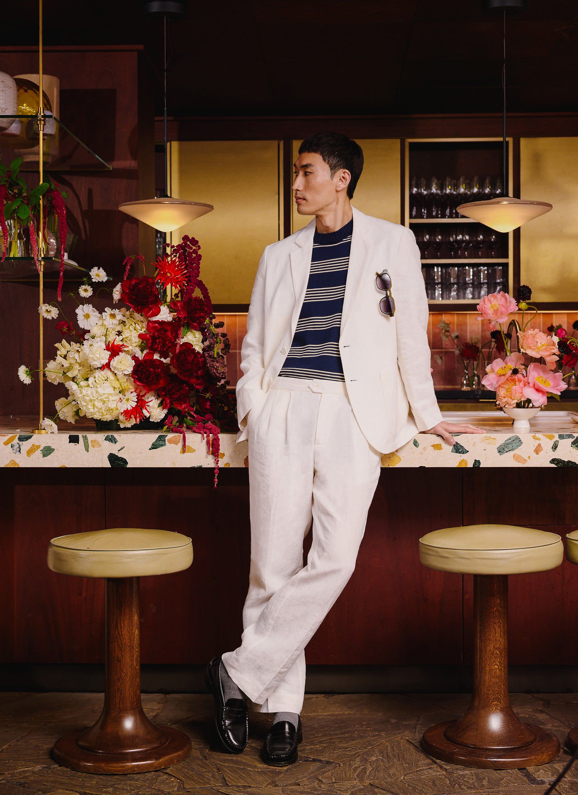 How to Style a Linen Suit