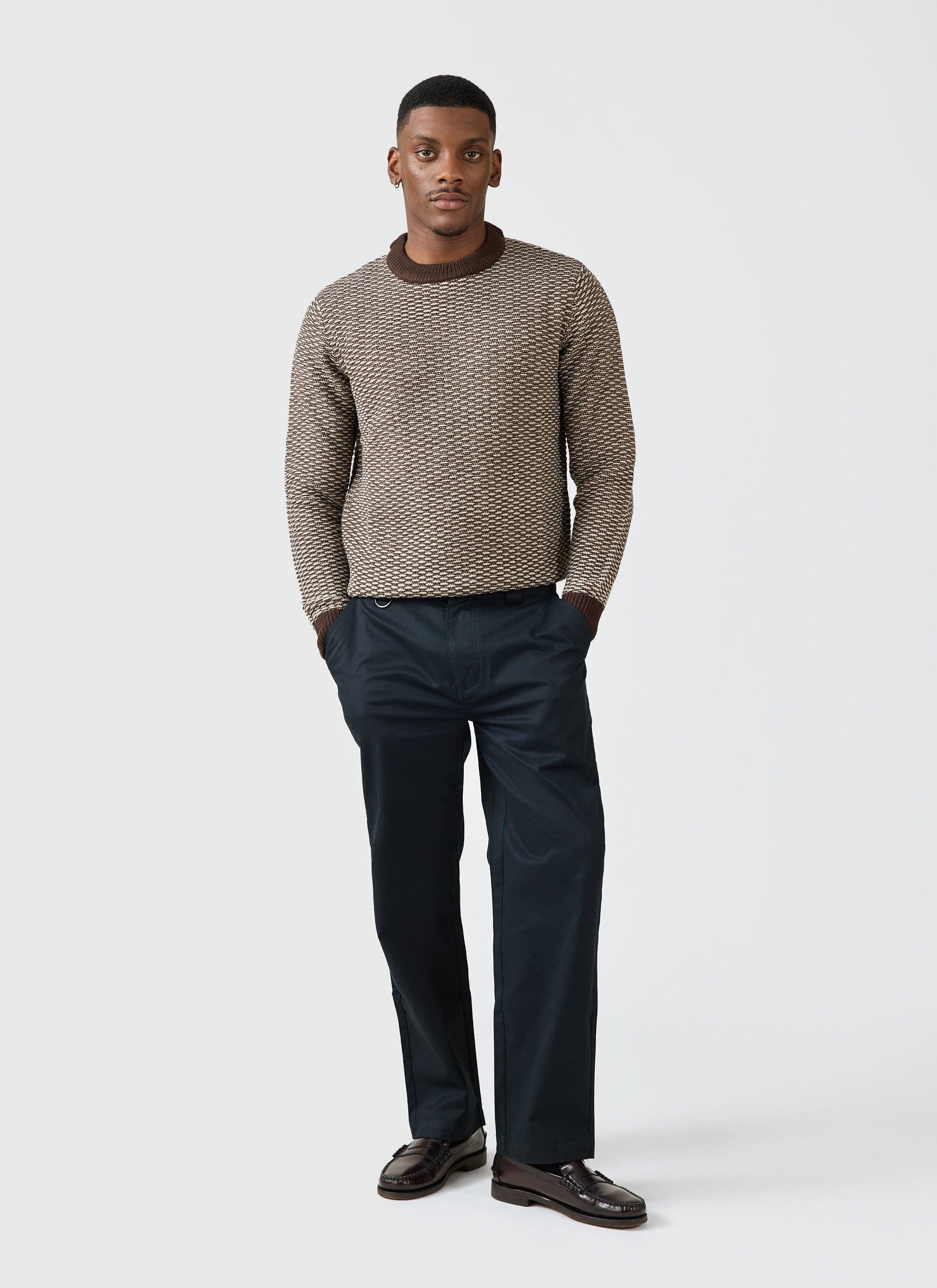 【25SS】 ANCELLM S/C SKIPPER PULLOVER SKIPPER KNIT(BLACK) – ANCELLM