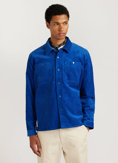 Draftsman Auxiliary Overshirt | Cord | Cobalt