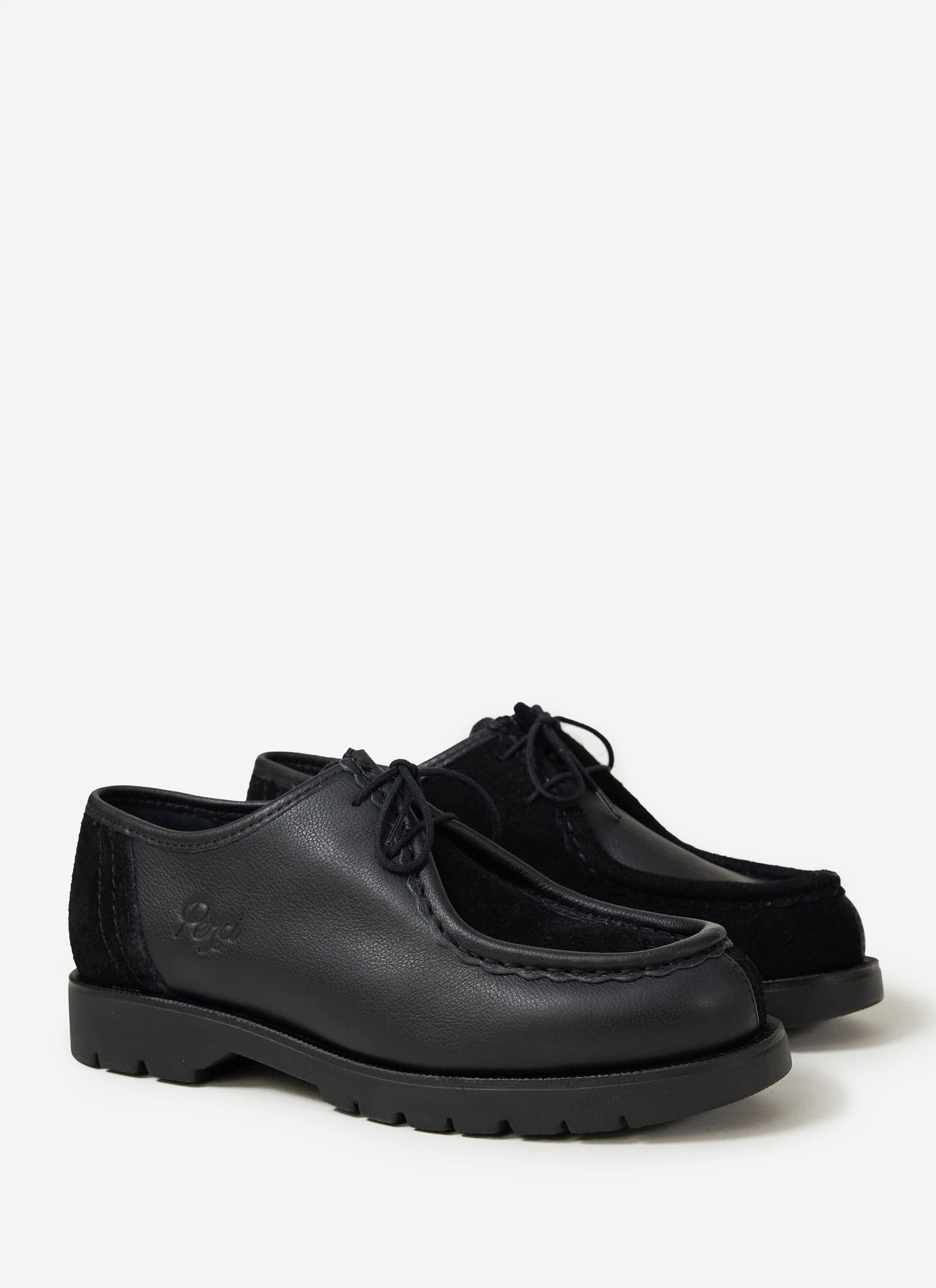 Kleman x Percival | Padror Patchwork Shoe | Black | Percival Menswear