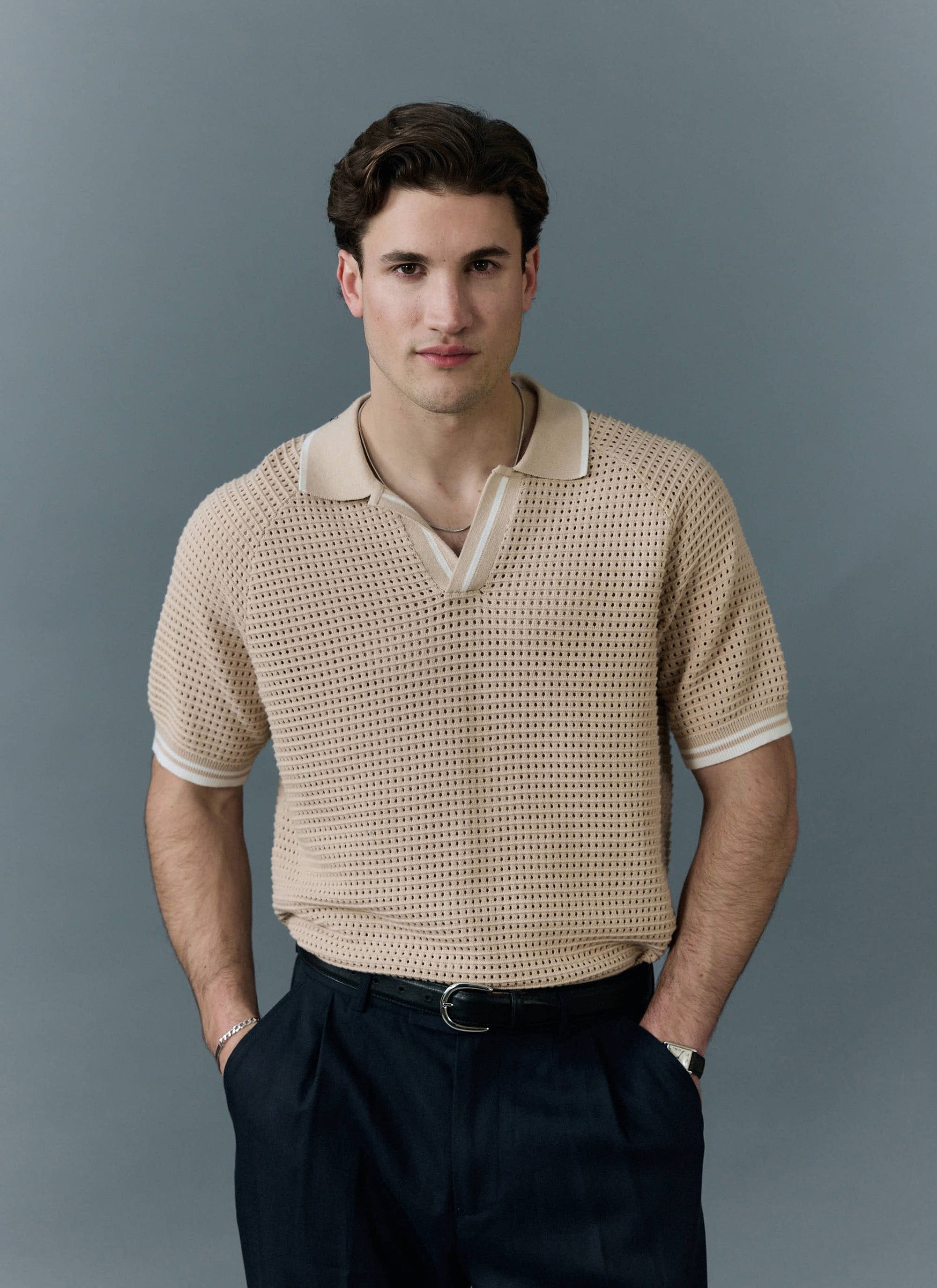 【新品】25ss h beauty&youth cotton polo knit エイチ ビューティー＆ユースのポロシャツの商品一覧｜ユナイテッド