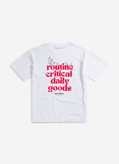 Canard Oversized Auxiliary T Shirt | Organic Cotton | White