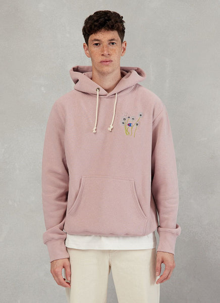 Champion light pink on sale hoodie