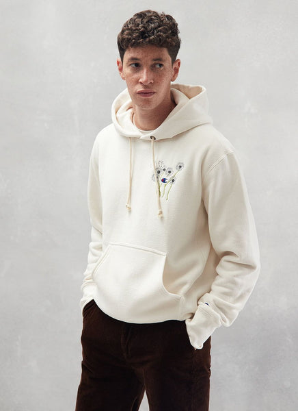 Hoodie Dandelion Champion and Percival Ecru