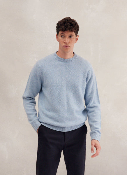 Mens sky blue sweater store