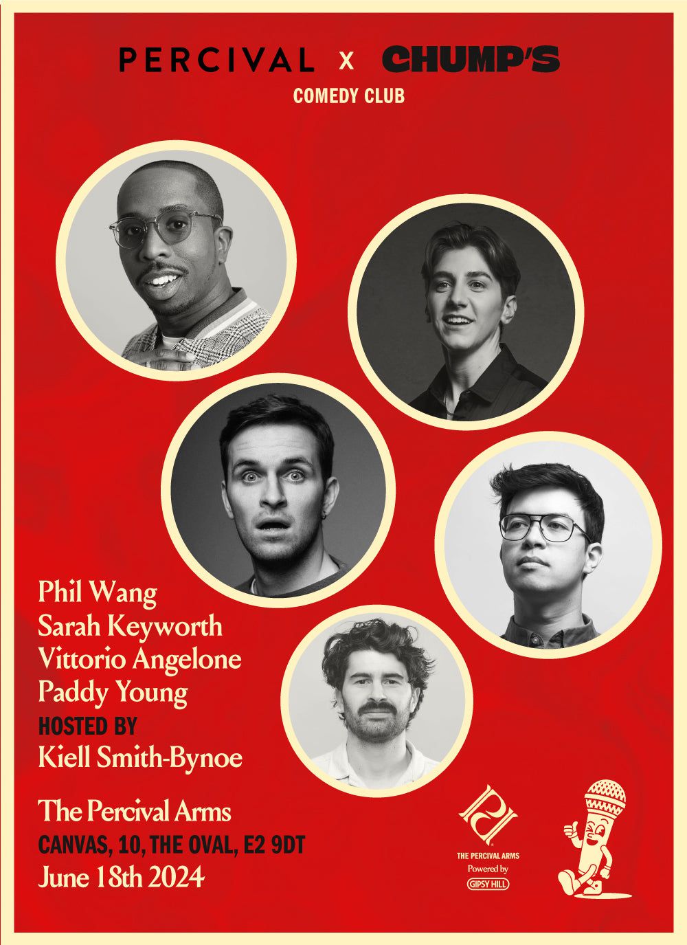 Percival Comedy Club Presented by Chump’s