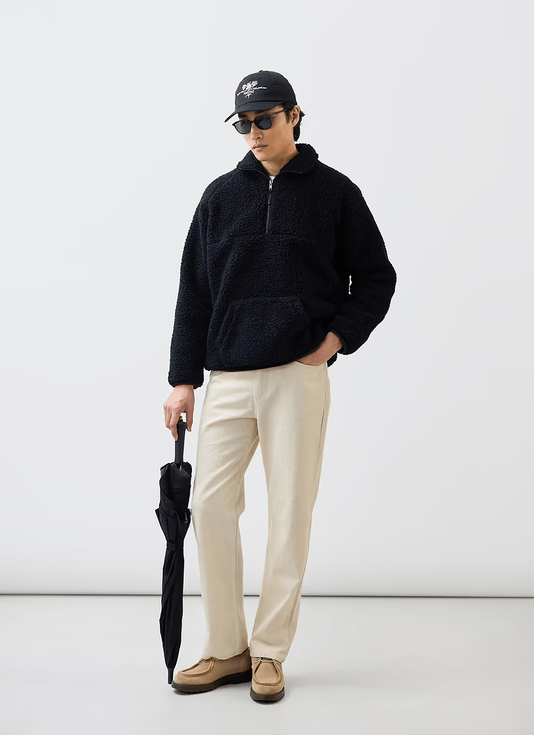 How To Style A Quarter Zip Sweater