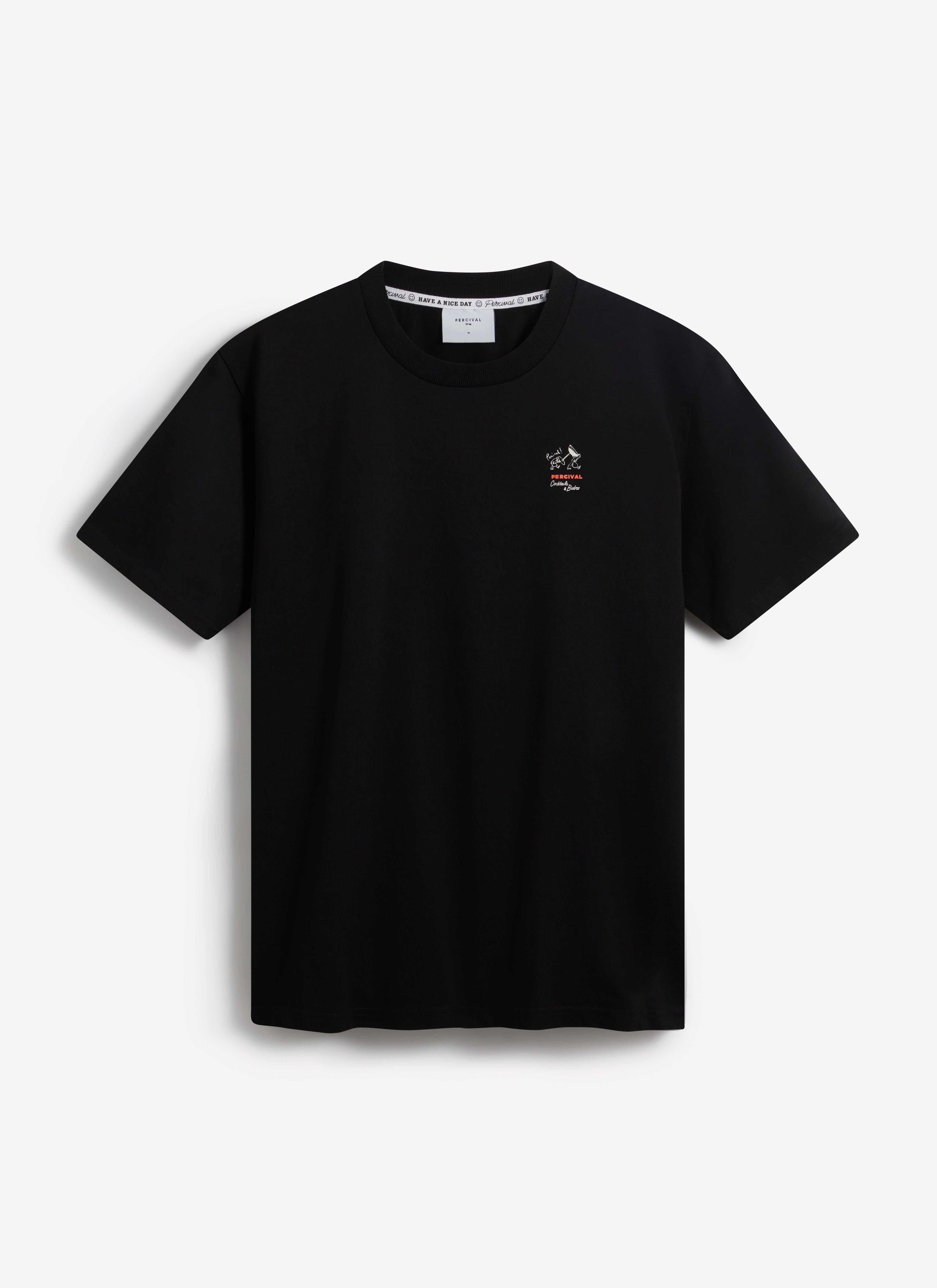 À La Carte T Shirt | Organic Cotton | Black | Percival Menswear