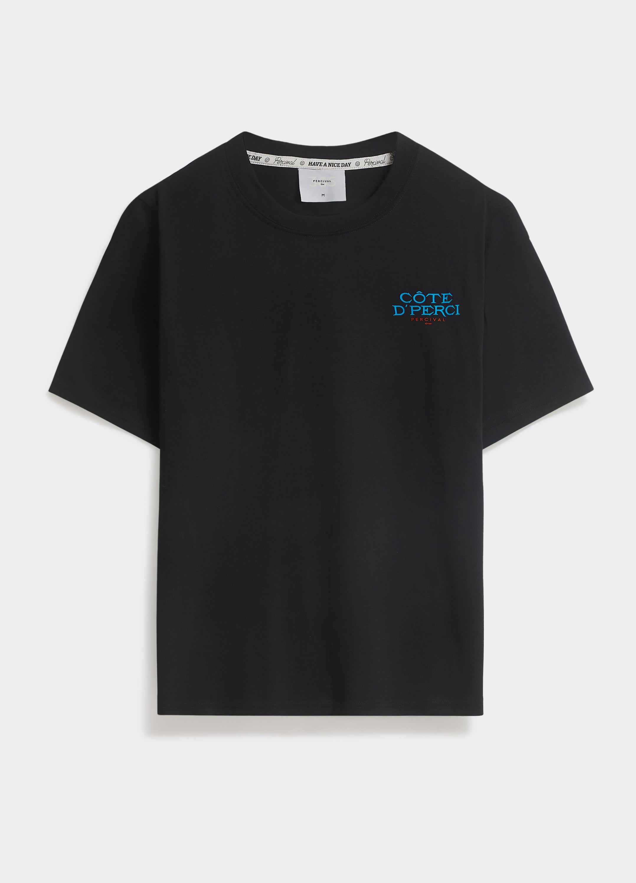 Men's Routine T Shirt | Black | Percival Menswear