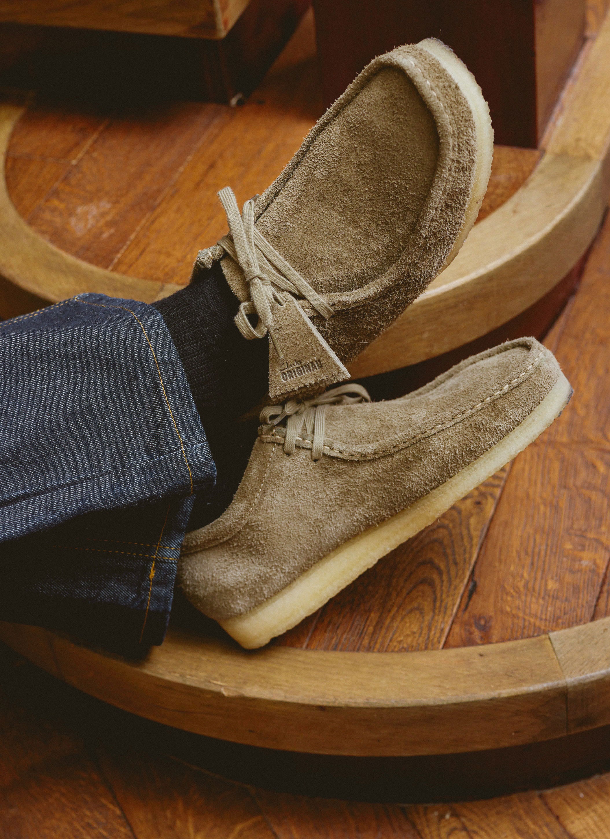 Clarks Suede Wallabee | Smoke Grey | Percival | Percival Menswear