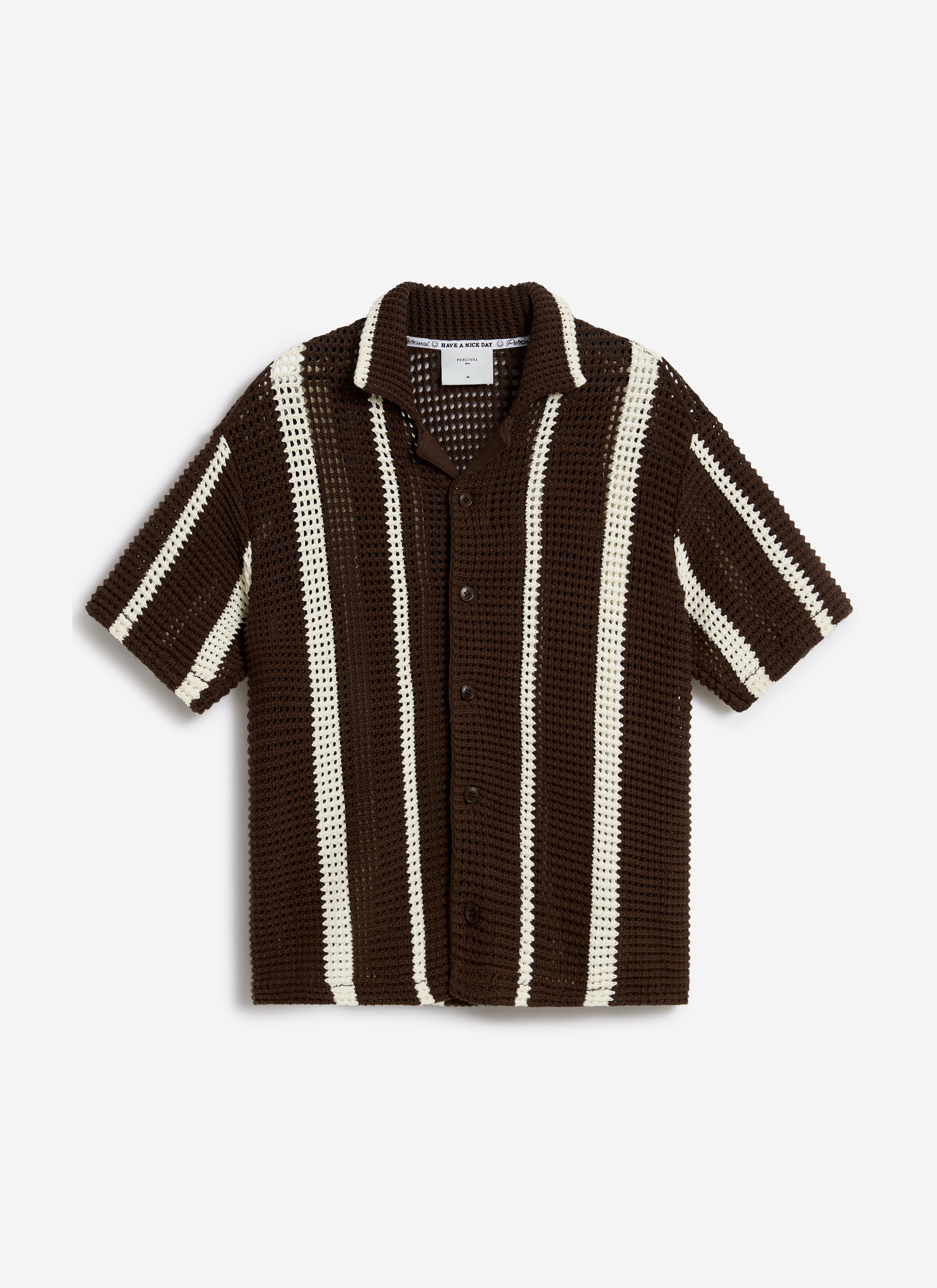 Brown with Ecru