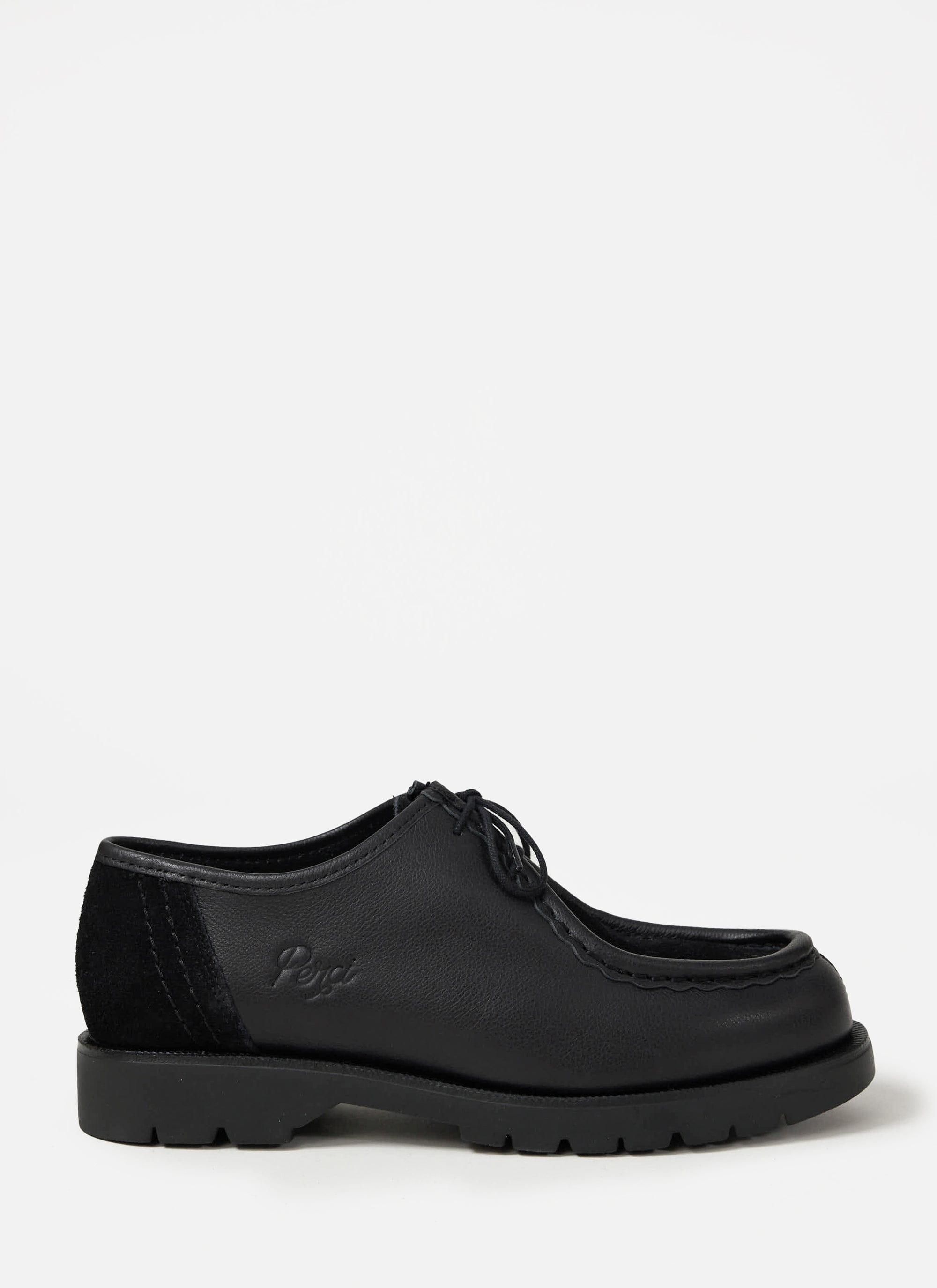 Kleman x Percival | Padror Patchwork Shoe | Black | Percival Menswear