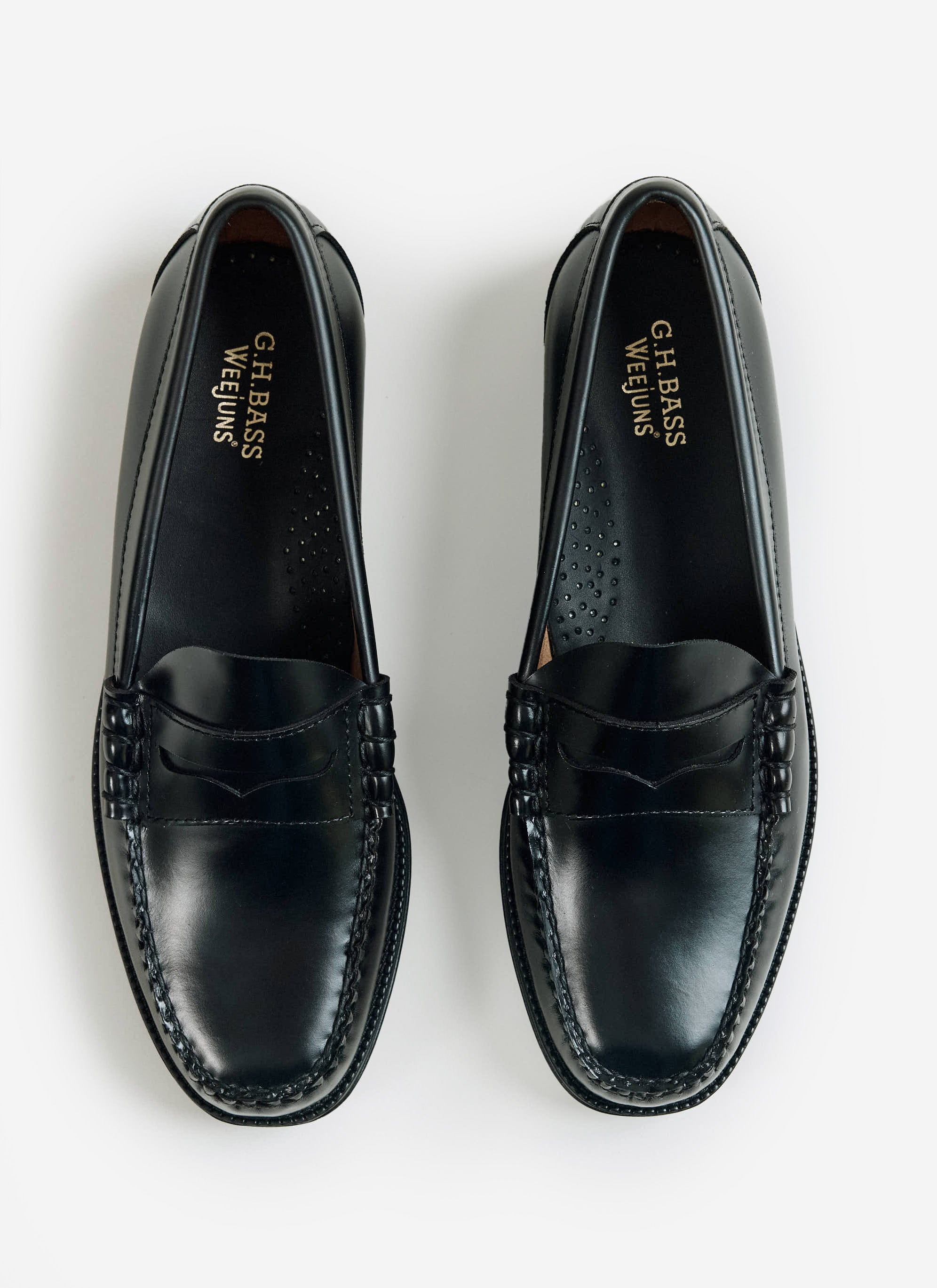 Men's Loafers | G.H.Bass Weejun II Larson Moc Penny | Black
