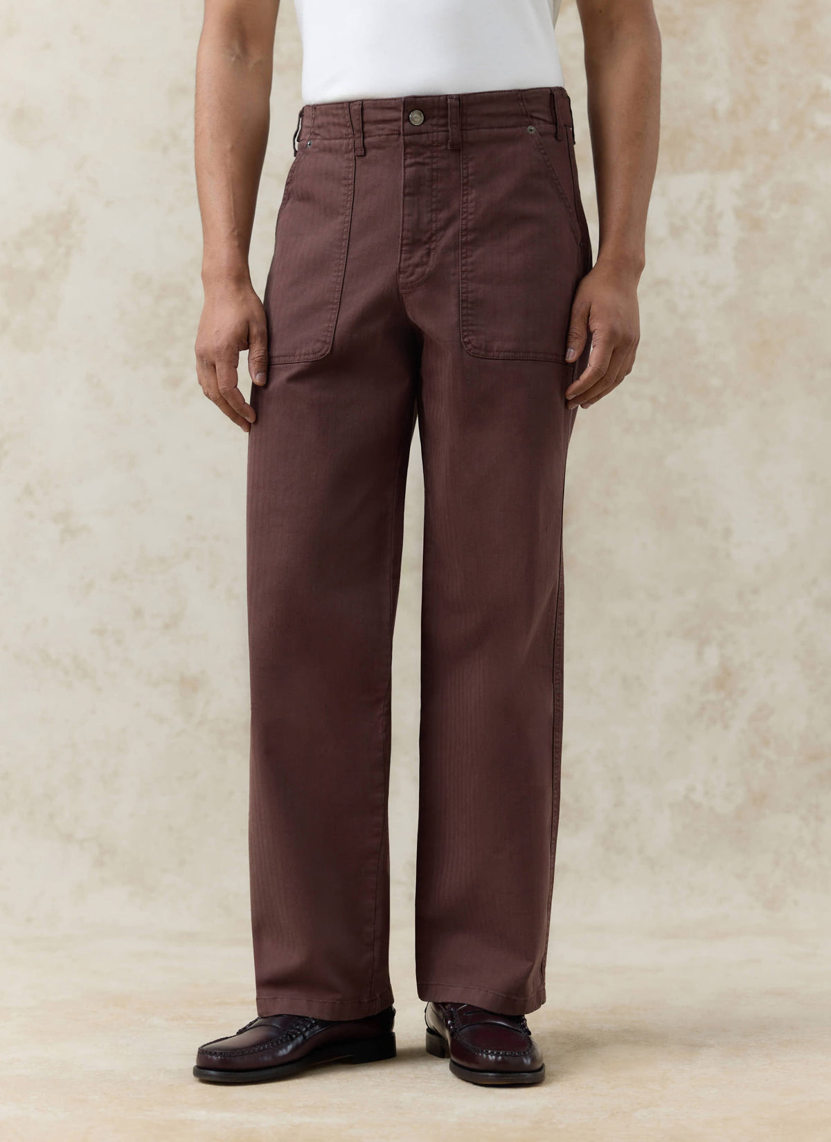 Lungo Carpenter Trousers | Cotton | Espresso