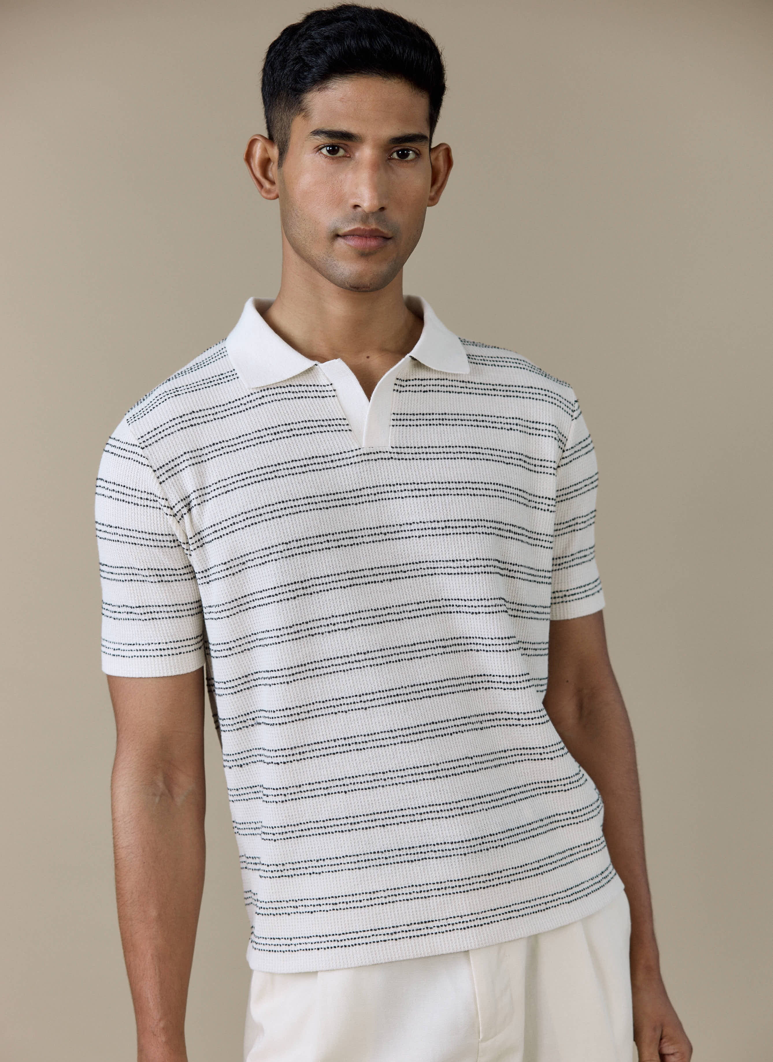 トップス opium england logo knit polo shirts UNISEX OPIUM 00 POLO OVERSIZED FIT. CRAFTED FROM 100% COTTON PIQUE