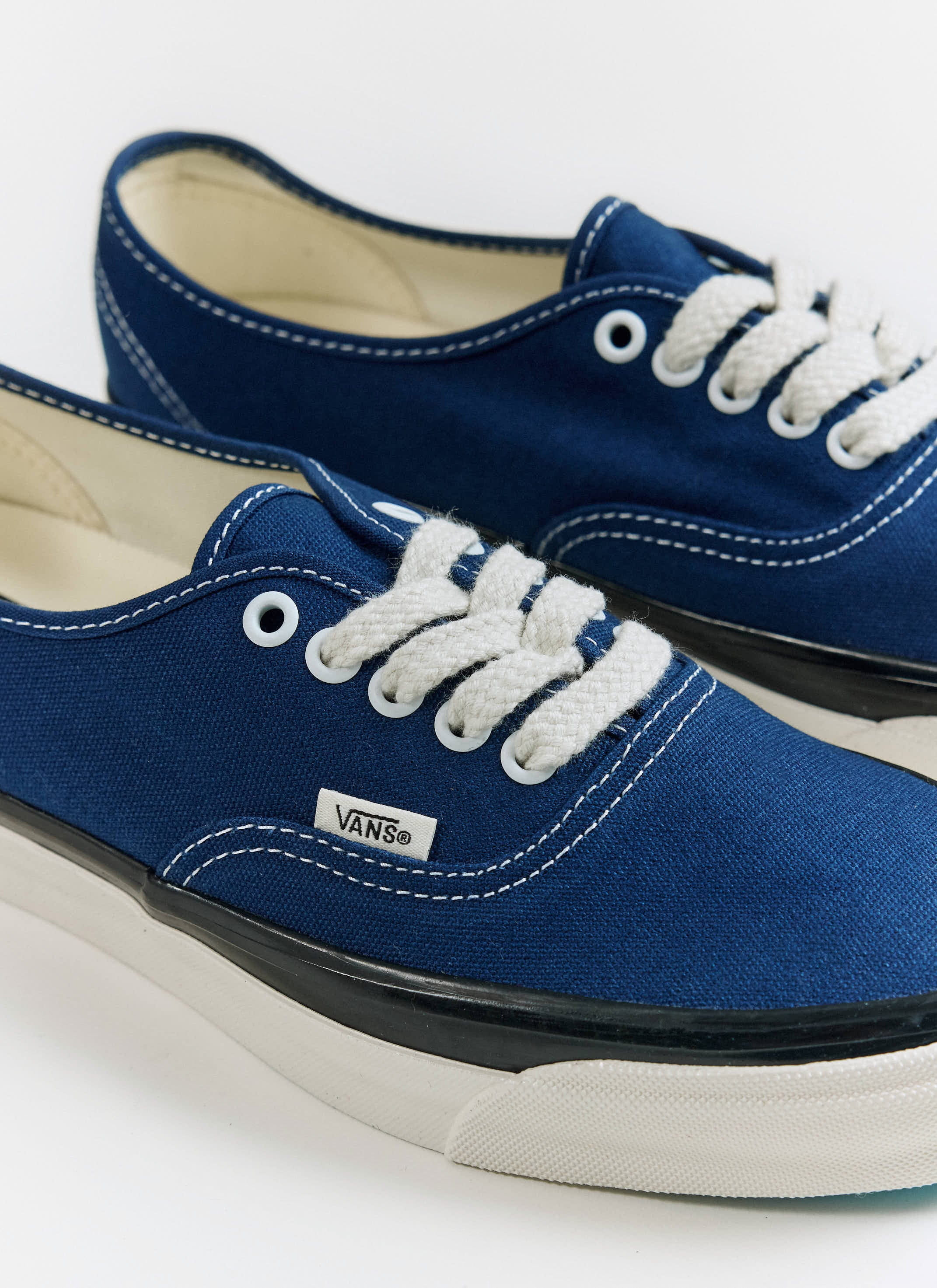 Men's Vans Authentic 44 Premium Shoes | Blue | Percival Menswear