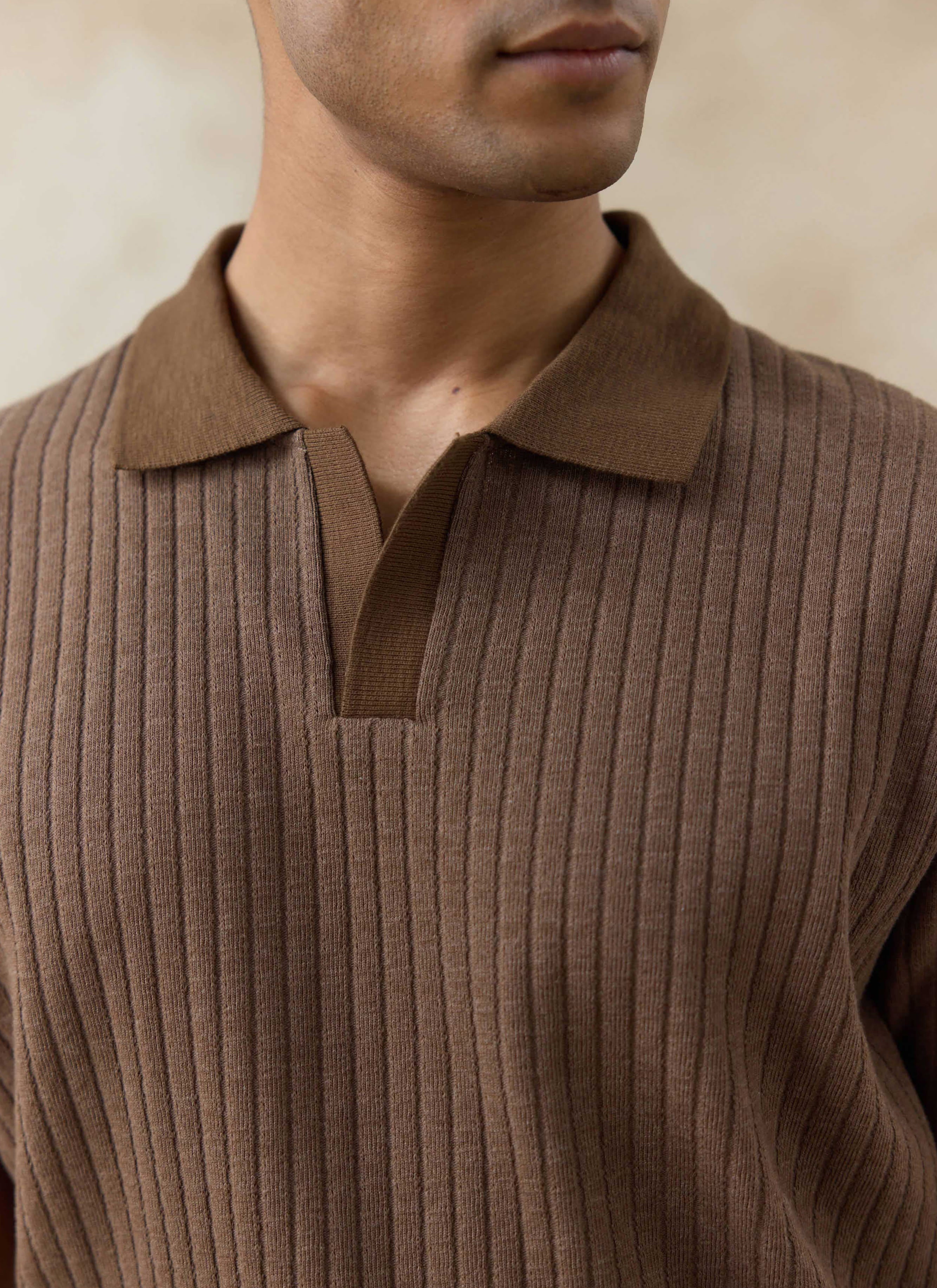 Men's Knitted Shirts | Polo & Button Down Shirt | Percival Menswear