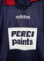 90s Adidas Shirt #50 | Percival x Classic Football Shirts | Blue with Red