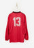 90s Adidas Shirt #18 | Percival x Classic Football Shirts | Red