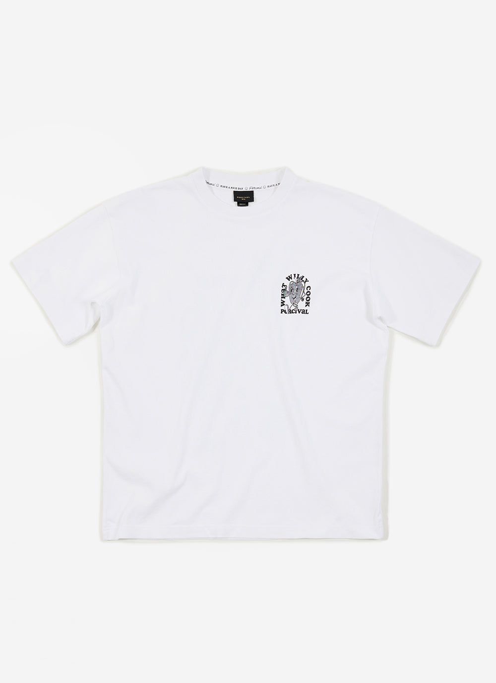 Apple a Day Oversized T Shirt | Percival x What Willy Cook | White ...