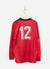 90s Adidas Shirt #24 | Percival x Classic Football Shirts | Red