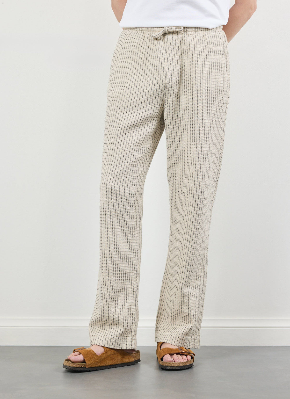 Sorrento Linen Trousers | Cotton Linen | Cream