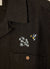 Wildflower Tapestry Cuban Linen Shirt | Black