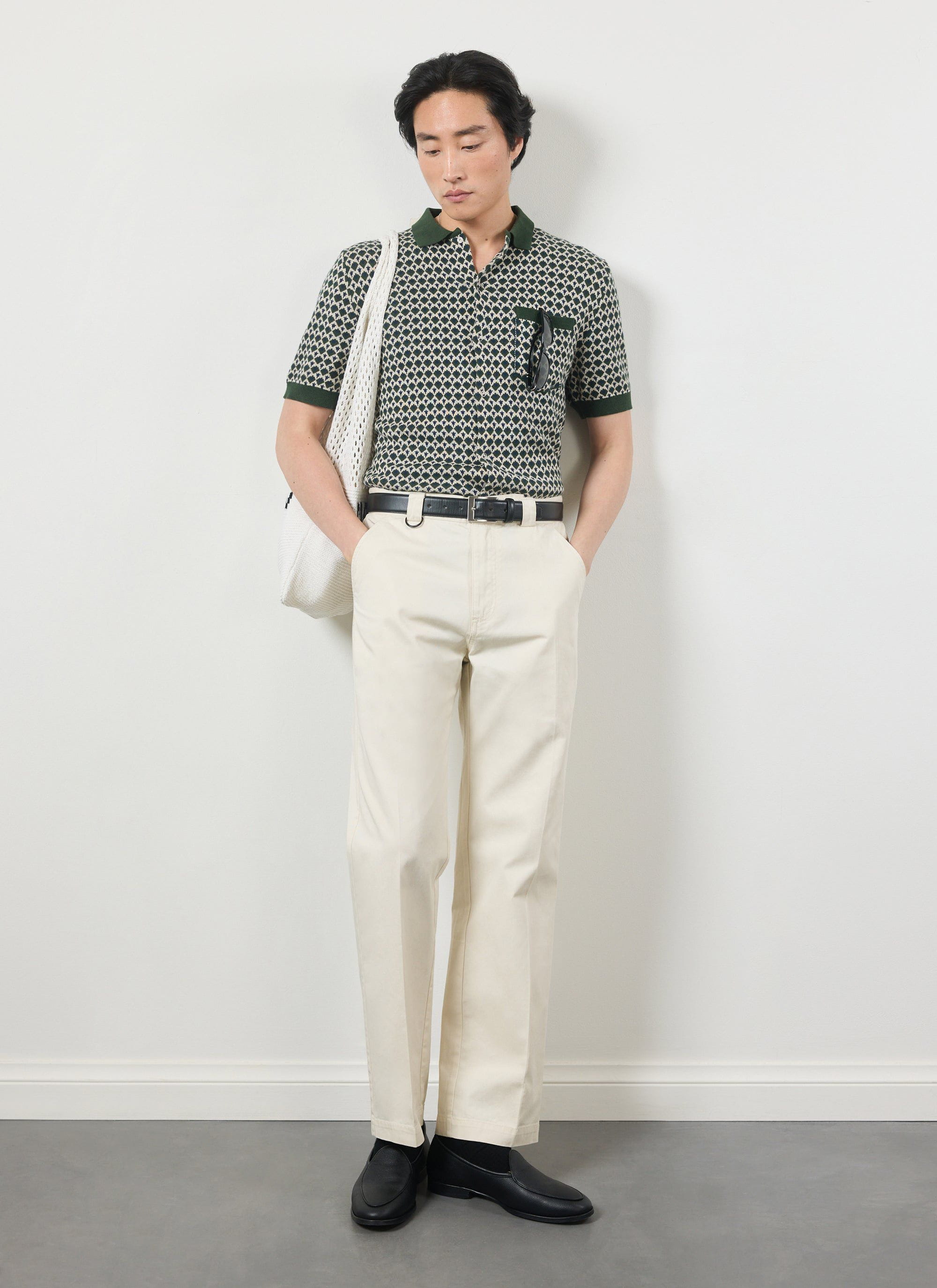 Green Jacquard