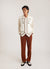 Tapestry Embroidered Long Sleeve Shirt | Percival x Pikol | Cream