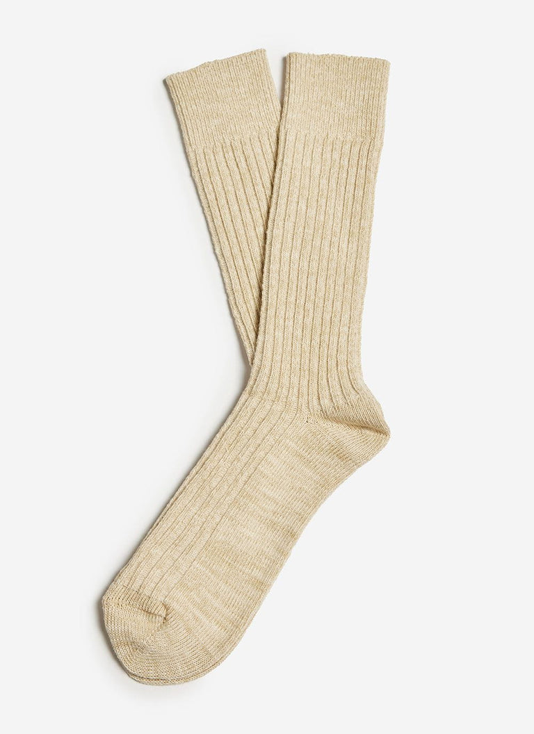 Men's Socks | Yellow Melange Cotton & Percival Menswear