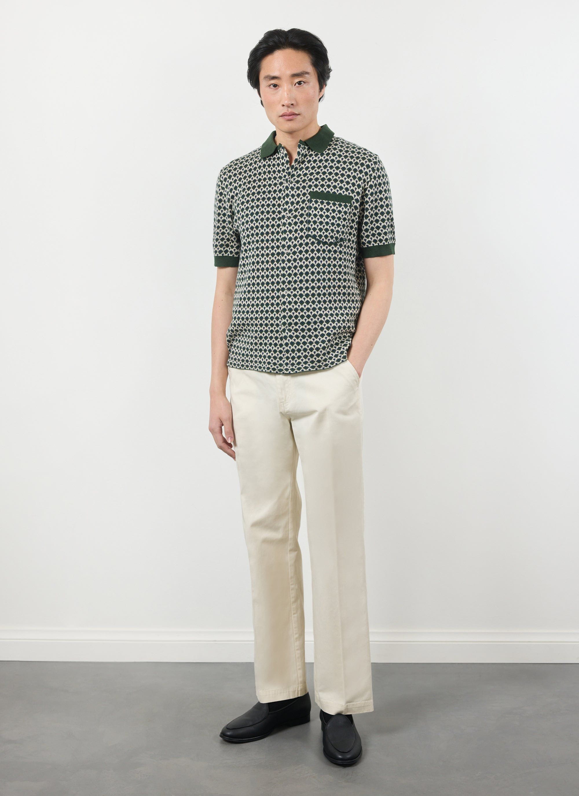 Green Jacquard