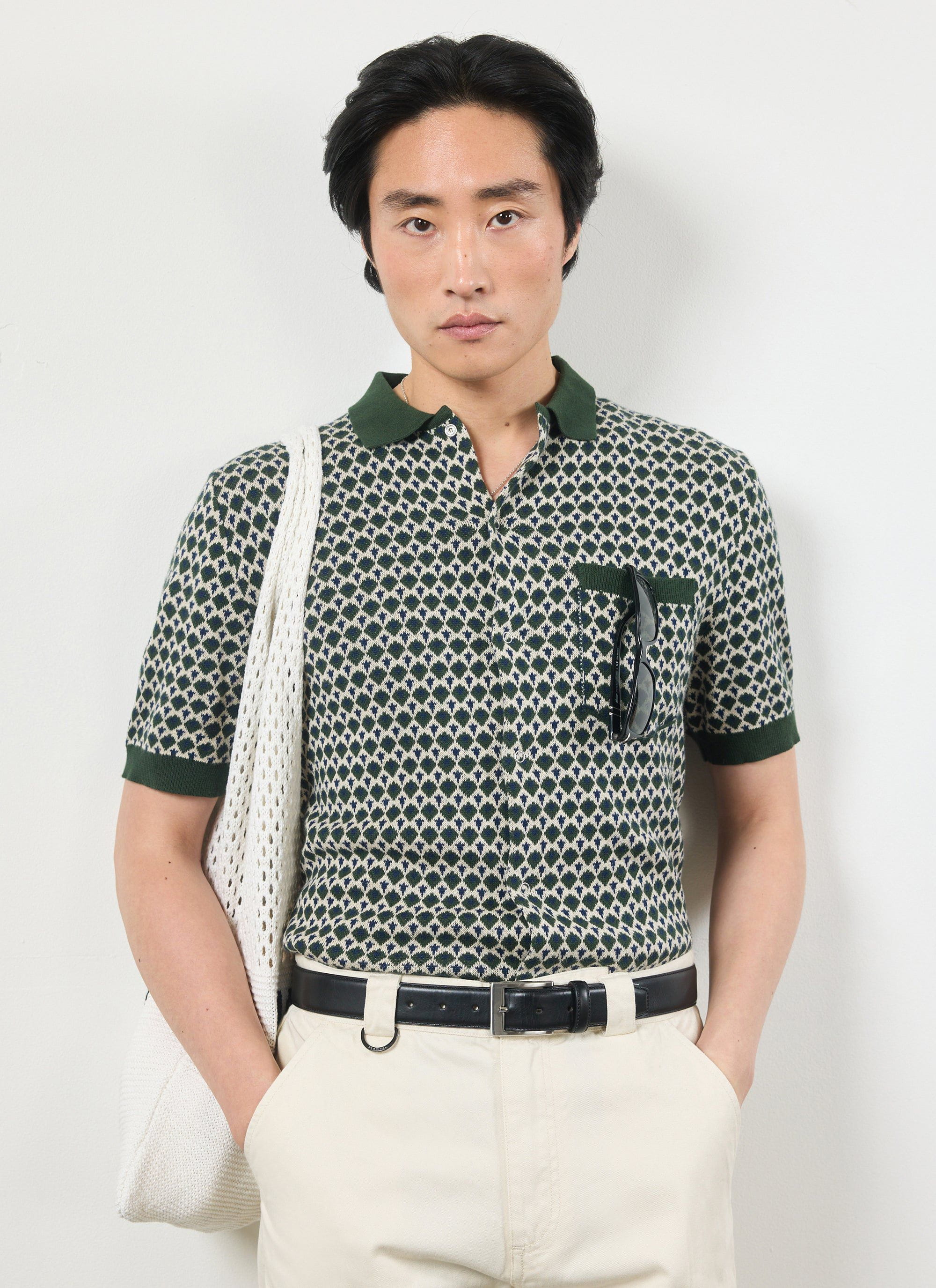 Green Jacquard