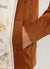 Cotton Suede Embroidered Shirt | Percival x Pikol | Tan