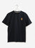 Good Luck Cat T Shirt | Embroidered Organic Cotton | Navy