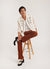 Tapestry Embroidered Long Sleeve Shirt | Percival x Pikol | Cream
