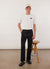Envy Auxiliary T Shirt | Embroidered Organic Cotton | White