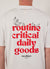 Canard Oversized Auxiliary T Shirt | Organic Cotton | White