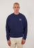 Canard Auxiliary Sweatshirt | Cotton | Navy