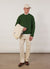 Auxiliary Crew Neck Jumper | Alpaca Wool | Forest