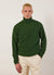 Auxiliary Roll Neck Jumper | Alpaca Wool | Forest