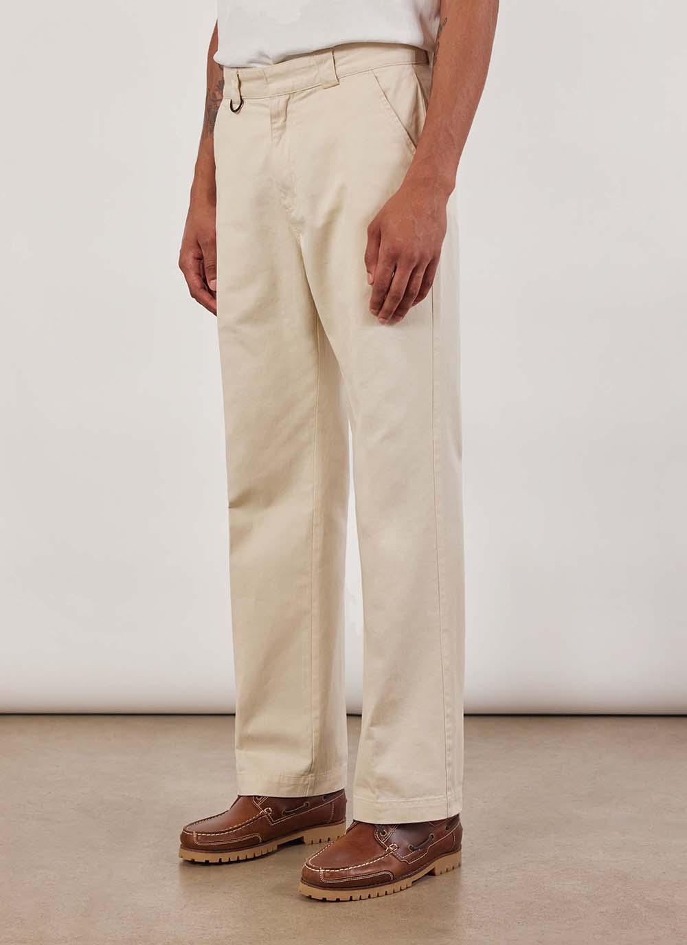 Stay Press Trousers Cotton Twill Canvas
