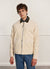 Contrast Collar Auxiliary Overshirt | Corduroy | Ecru