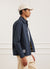 Waterproof Auxiliary Overshirt | Navy with Grey