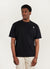 Bark and Stroll Oversized Auxiliary T Shirt | Organic Cotton | Black