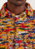 Jacquard Blanket Overshirt | Wool | Mustard