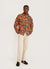 Jacquard Blanket Overshirt | Wool | Mustard