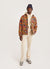 Jacquard Blanket Overshirt | Wool | Mustard
