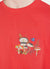 Fungus Pals Oversized T Shirt | Champion and Percival | Red