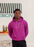 Swooping Eagle Hoodie | Champion and Percival | Magenta
