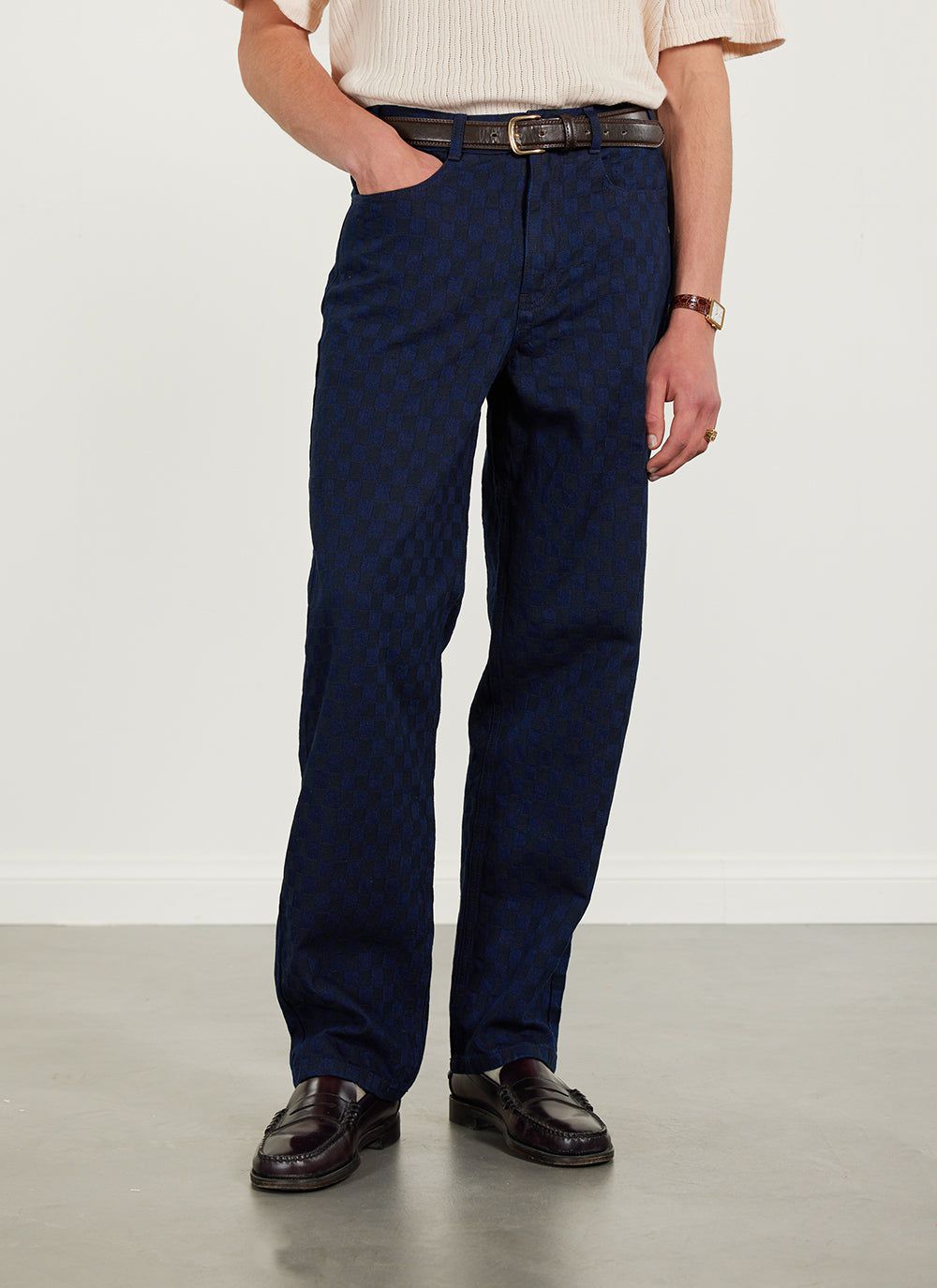 Navy With Black